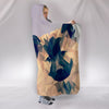 Akita Dog Vector Art Print Hooded Blanket