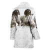 Amazing English Springer Spaniel Dog Print Women's Bath Robe-Free Shipping