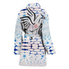 Percheron Horse Print Women's Bath Robe-Free Shipping