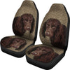 American Water Spaniel Dog Print Car Seat Covers-Free Shipping