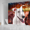 Amazing Bull Terrier Print Shower Curtains-Free Shipping