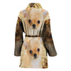 Lovely Chihuahua Dog Print Women's Bath Robe-Free Shipping