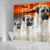 Anatolian Shepherd Print Shower Curtains-Free Shipping