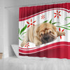 Shar Pei Dog Print Shower Curtain-Free Shipping