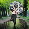 Boston Terrier Flower Print Umbrellas