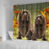 Sussex Spaniel Print Shower Curtains-Free Shipping