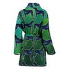Scottish Deerhound Dog Art Print Women's Bath Robe-Free Shipping