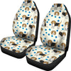 Cute Beagle Patterns Print Car Seat Covers-Free Shipping