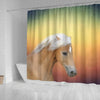 Haflinger Horse Print Shower Curtain-Free Shipping