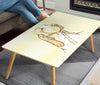Bracco Italiano Dog Print Rectangular Coffee Table