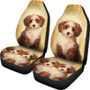 Cute Cavapoo Dog Print Car Seat Covers- Free Shipping