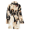 Pug Pattern Print Women's Bath Robe-Free Shipping