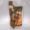 Brussels Griffon family Print Hooded Blanket