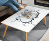 Amazing Cat Art Print Rectangular Coffee Table