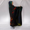 Amazing Savannah Cat Art Print Hooded Blanket