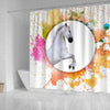 Lipizzan Horse Print Shower Curtain-Free Shipping