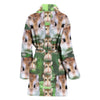 Roborovski Dwarf Hamster (Robo) Print Women's Bath Robe-Free Shipping