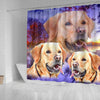 Labrador Retriever Print Shower Curtains-Free Shipping