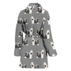 Tibetan Terrier Dog Pattern Print Women's Bath Robe-Free Shipping
