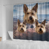 Cute Berger Picard Print Shower Curtains-Free Shipping