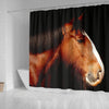Shire Horse Print Shower Curtains-Free Shipping