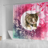 American Shorthair Cat Print Shower Curtain-Free Shipping