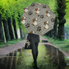 Borzoi Dog Print Umbrellas