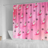 Wire Fox Terrier Print Shower Curtain-Free Shipping