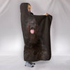 Bouvier des Flandres Dog Print Hooded Blanket