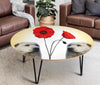Amazing Central Asian Shepherd Dog Print Circular Coffee Table