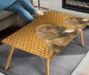 Bloodhound Print Rectangular Coffee Table