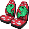 Cute Fish On Red Print Car Seat Covers-Free Shipping