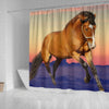Belgian horse Print Shower Curtain-Free Shipping