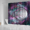 Space Warmhole Print Shower Curtains-Free Shipping