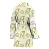 Bracco Italiano Dog Patterns Print Women's Bath Robe-Free Shipping