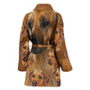 Rhodesian Ridgeback Dog Patterns Print Women's Bath Robe-Free Shipping