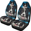 Border Collie Dog Print Car Seat Covers-Free Shipping