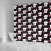 Cute Maltese Dog With Hearts Print Shower Curtains-Free Shipping