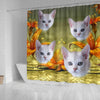 Lovely Burmilla Cat Print Shower Curtains-Free Shipping