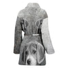 Cute Beagle Print Women's Bath Robe-Free Shipping