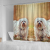 Havanese Dog Painting Art Print Shower Curtains-Free Shipping