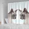 Tonkinese cat Print Shower Curtain-Free Shipping