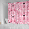 Flamingo Print Shower Curtains-Free Shipping