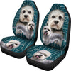 Dandie Dinmont Terrier Print Car Seat Covers-Free Shipping
