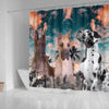 Great Dane Print Shower Curtains-Free Shipping