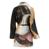Greater Swiss Mountain Dog Print Women's Bath Robe-Free Shipping