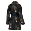 Newfoundland dog Patterns Print Women's Bath Robe-Free Shipping
