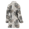 English Mastiff Patterns Print Women's Bath Robe-Free Shipping