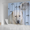 Amazing Central Asian Shepherd Dog Print Shower Curtain-Free Shipping