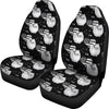 Pomeranian Dog On Black Print Car Seat Covers-Free Shipping